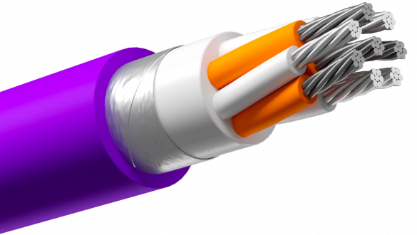 Термоэлектродные кабели ИнСил(Т) без экрана, с броней из стальных оцинкованных лент